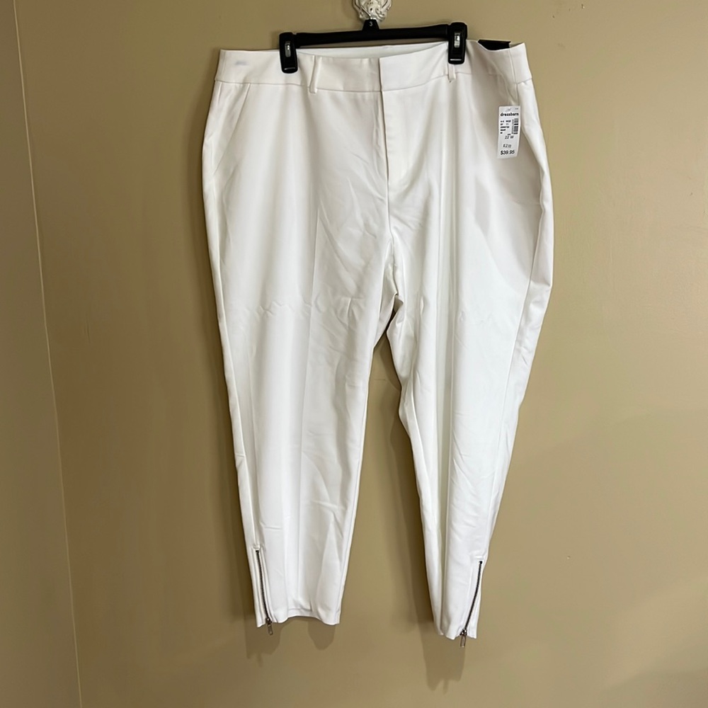Roz & Ali signature fit zippered Ankle dress pants size 22W